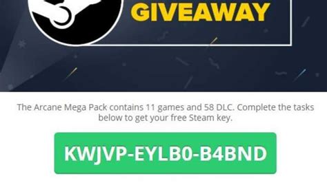 steam key giveaway.